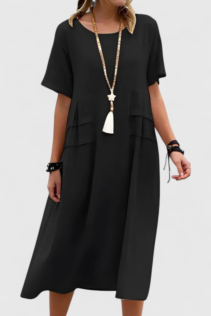 Krystina | Elegant Midi Kjole