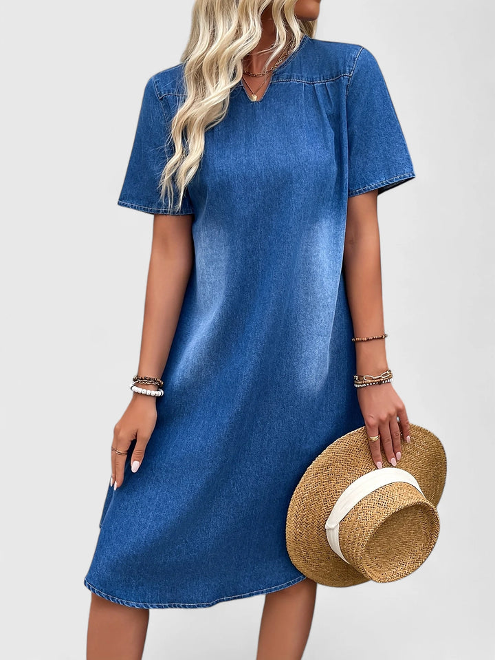 Unni – Tidløs Denim Sommerkjole