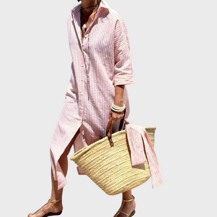 Elleen™ | Klassisk Stribet Kjole