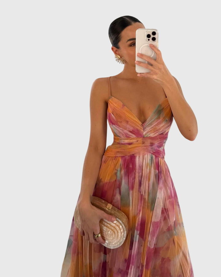 Gisellee™ | Blomster Maxi Kjole