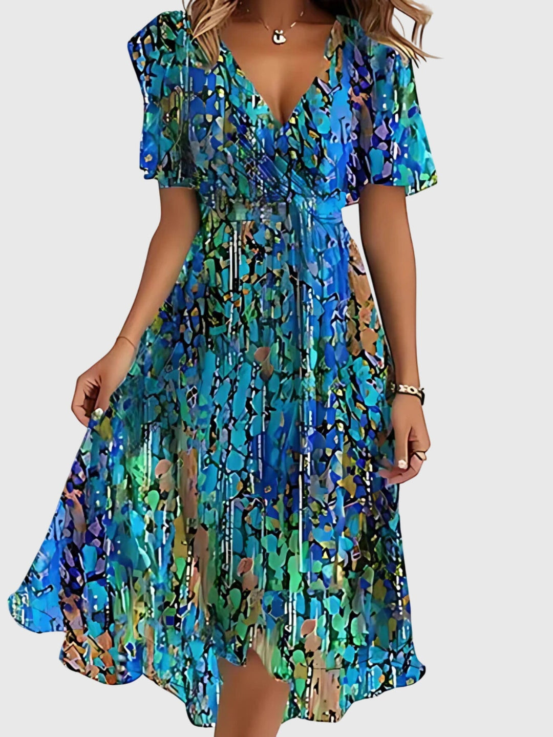 Matilda™ | Sommerkjole Med Mave Dækning