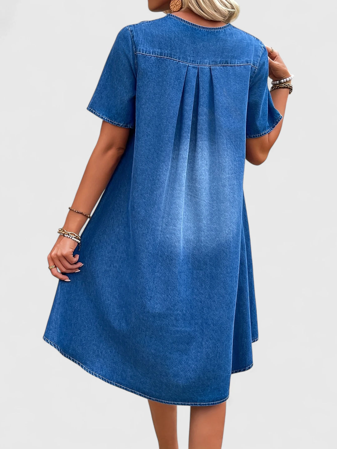 Unni – Tidløs Denim Sommerkjole