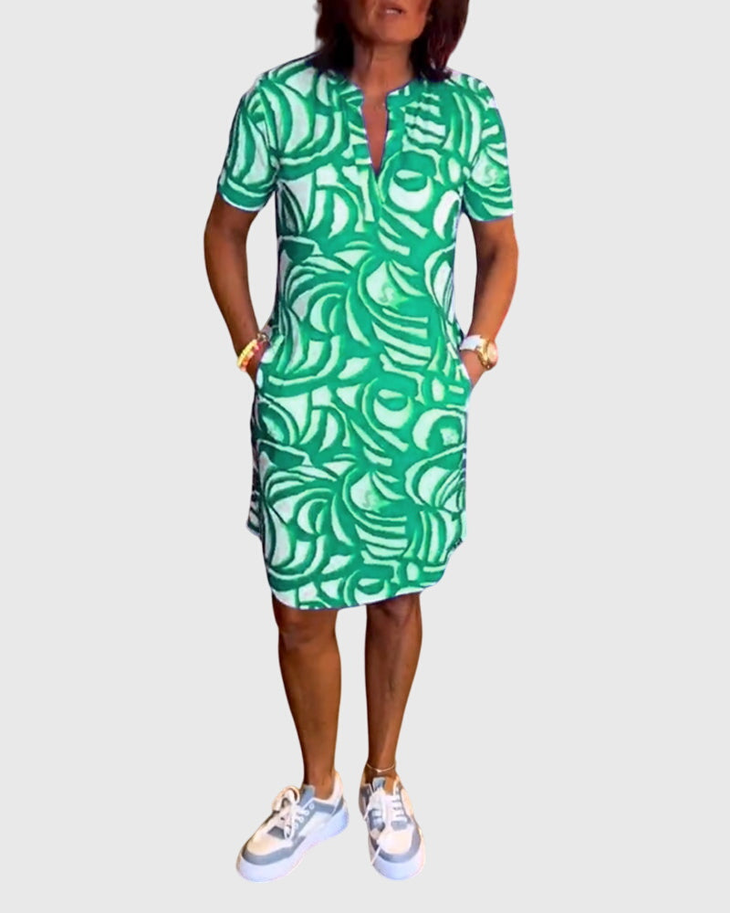 Elle™ | Flatterende Avenue Walk Kjole