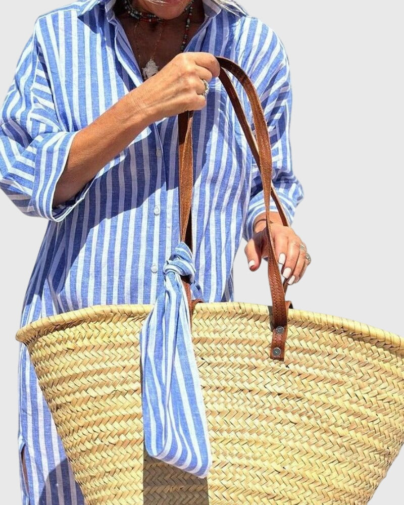 Elleen™ | Klassisk Stribet Kjole