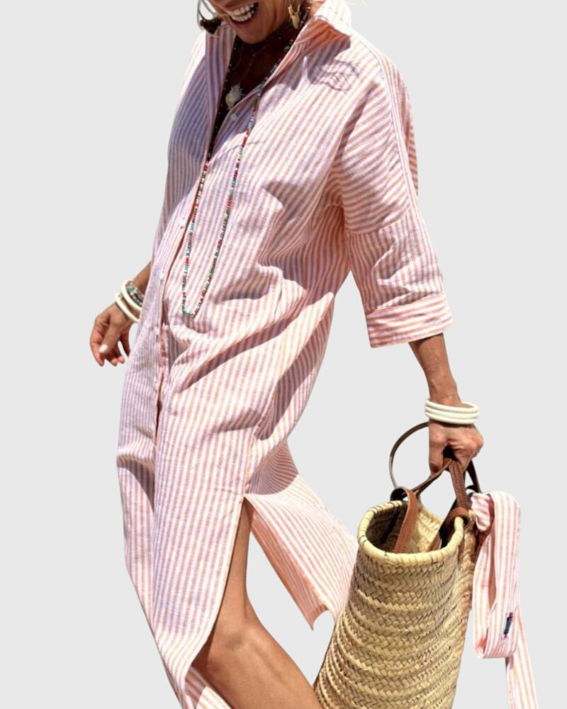 Elleen™ | Klassisk Stribet Kjole