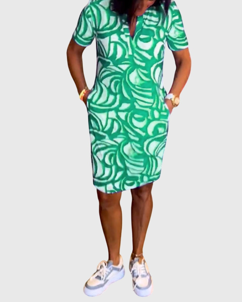 Ellee™ | Flatterende Avenue Walk Kjole