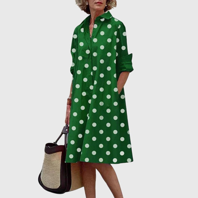 Paige™ - Elegant Kjole Med Lommer