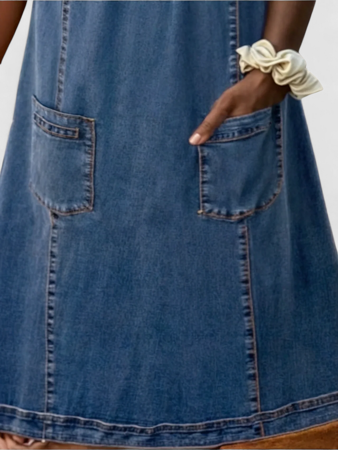 Susanne® | Blød Denim Kjole