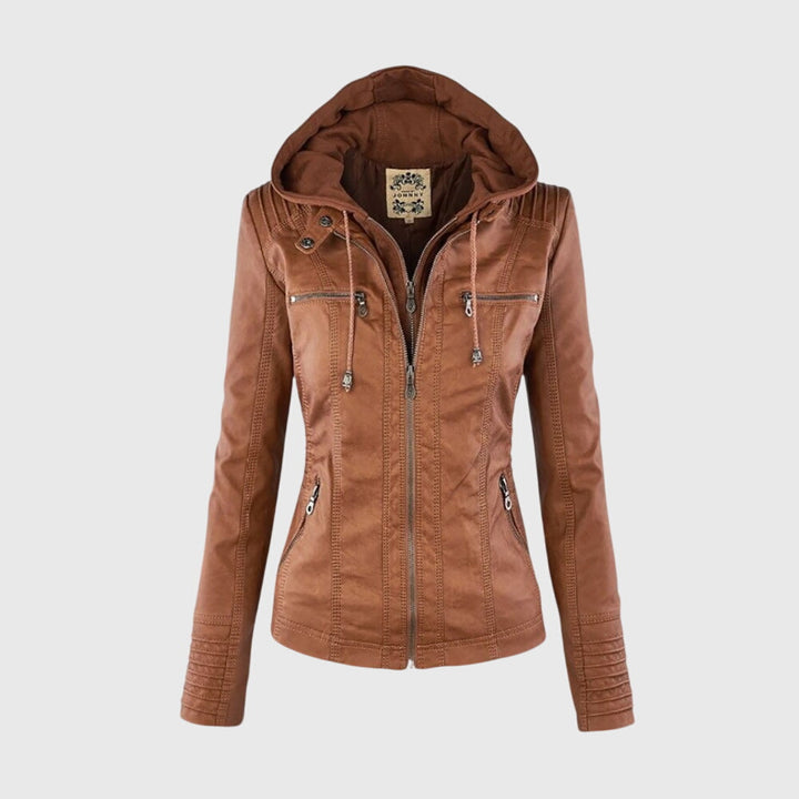 KAROLINE™ Den stilfulde og unikke læderjakke