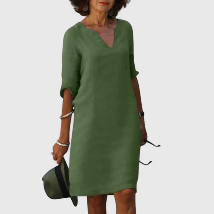Taylor | Komfortabel V-hals Kjole