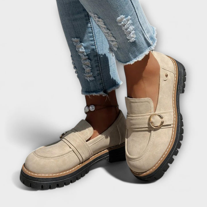 Liva – Casual Loafers med Rund Tå