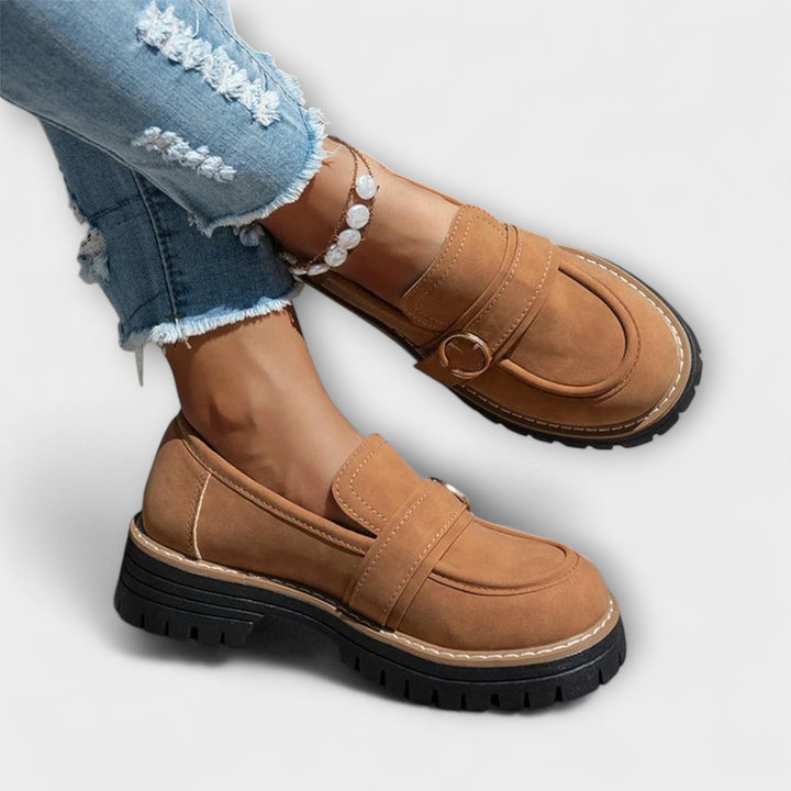 Liva – Casual Loafers med Rund Tå