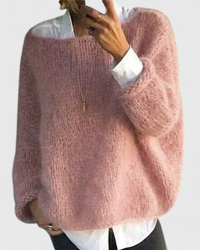 Kerry – Strikket sweater med blød udstråling