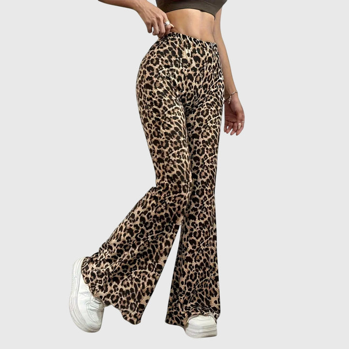 Leopard Bootcut Bukser