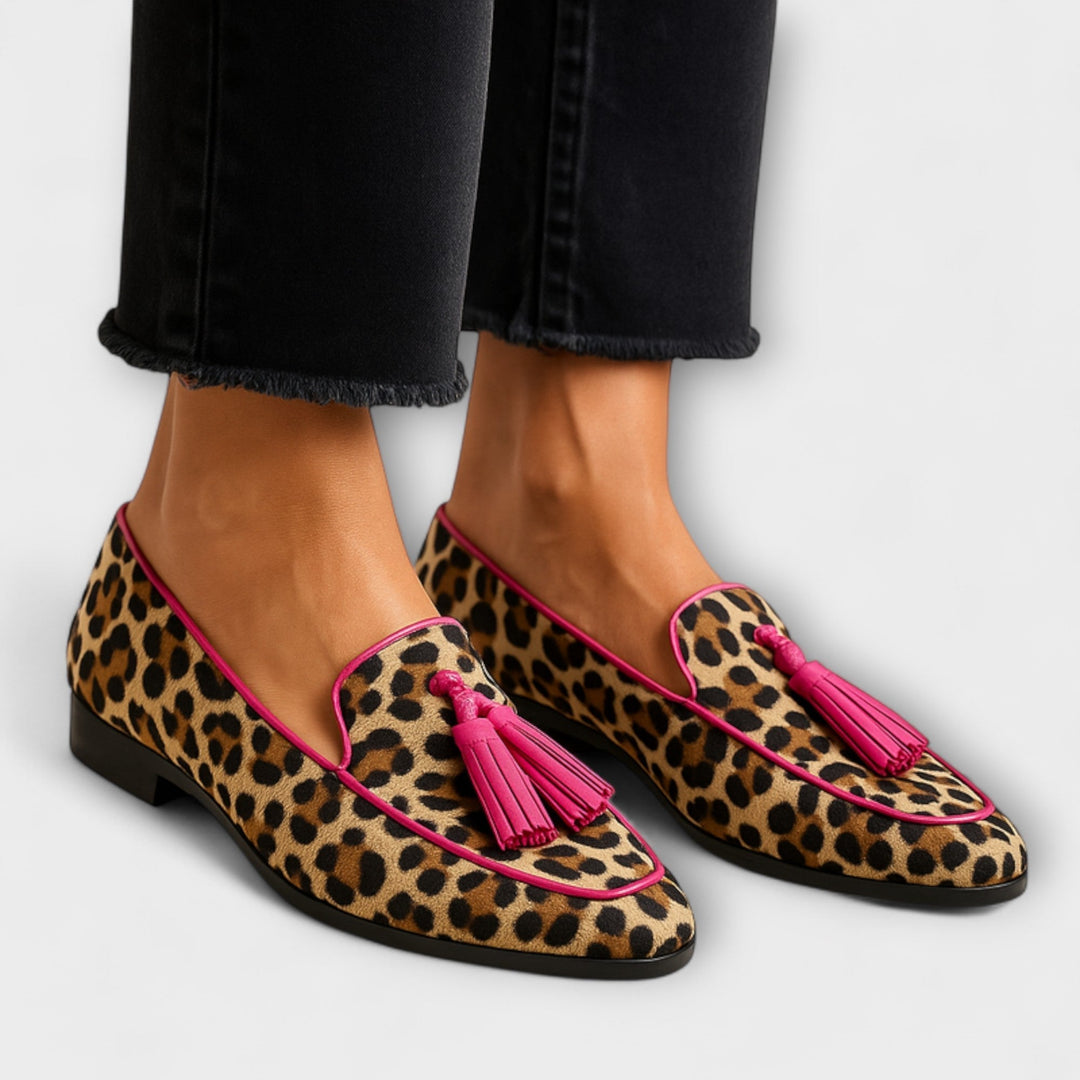 Lana - Loafers med Frynser