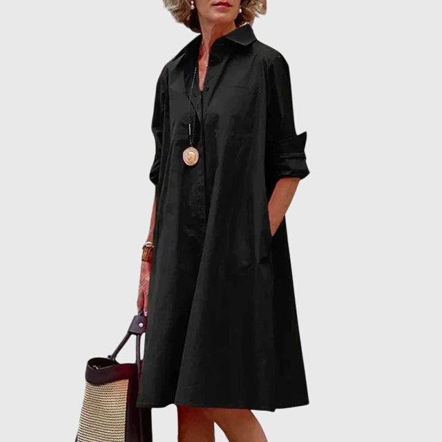 Paigge™ - Elegant Kjole Med Lommer