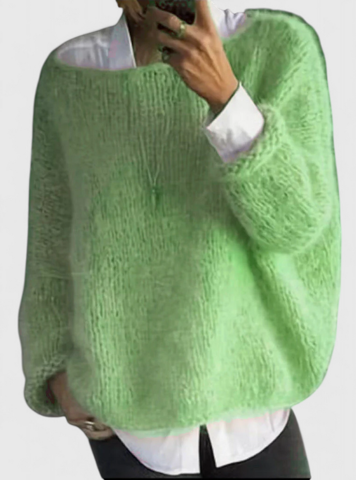 Kerry – Strikket sweater med blød udstråling