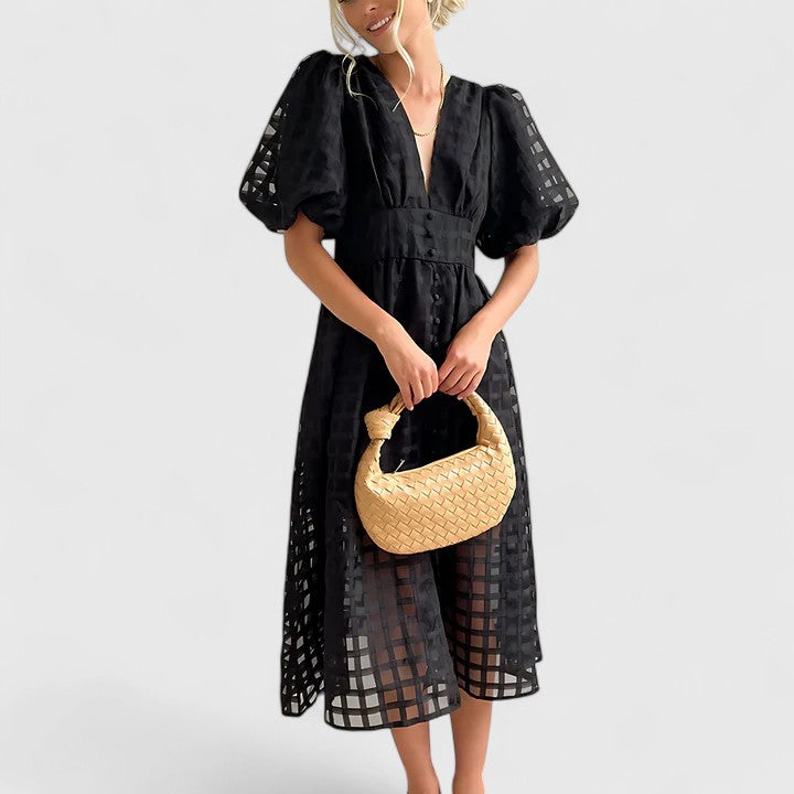 Elanqi | Elegant Midi Kjole