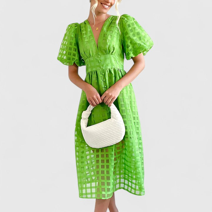 Elanqi | Elegant Midi Kjole