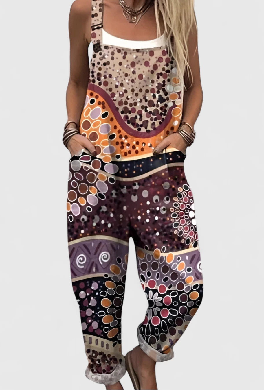 Regitze – Boho Art Drape Smækbukser