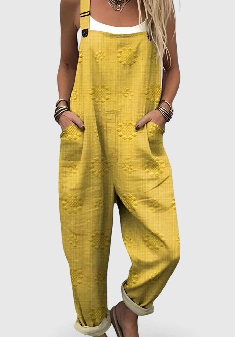 Cecilie – Solvævede Smækbukser med Lommer