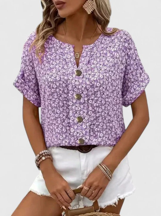 Sabinee - Elegant Blomster Sommer Top