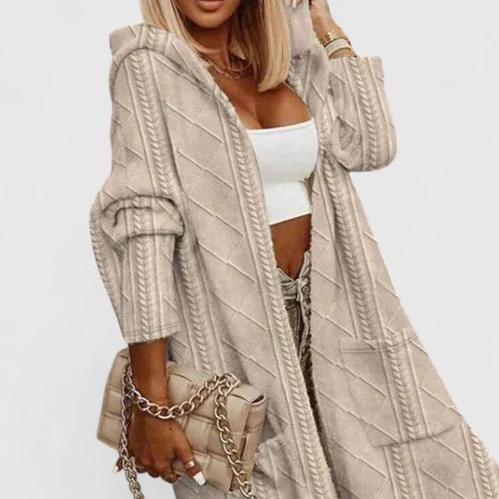 Julie | Forlænget Længde Hættecardigan