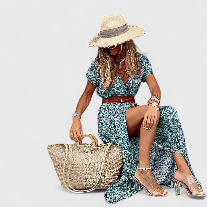 Lorrainee | Stilfuld Boho Maxi Kjole