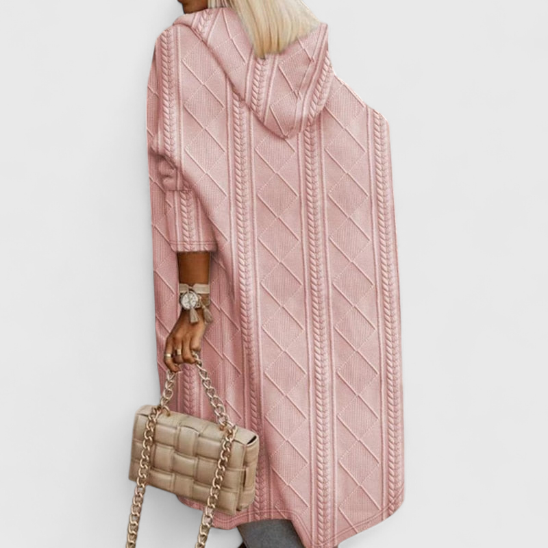 Julie | Forlænget Længde Hættecardigan