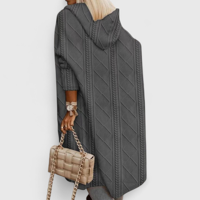 Julie | Forlænget Længde Hættecardigan