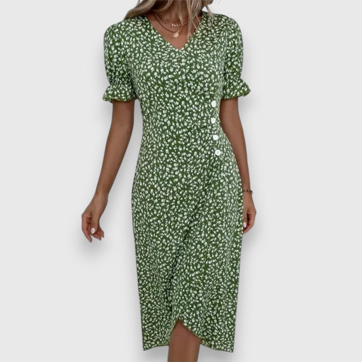 Tessina – Elegant Blomsterkjole