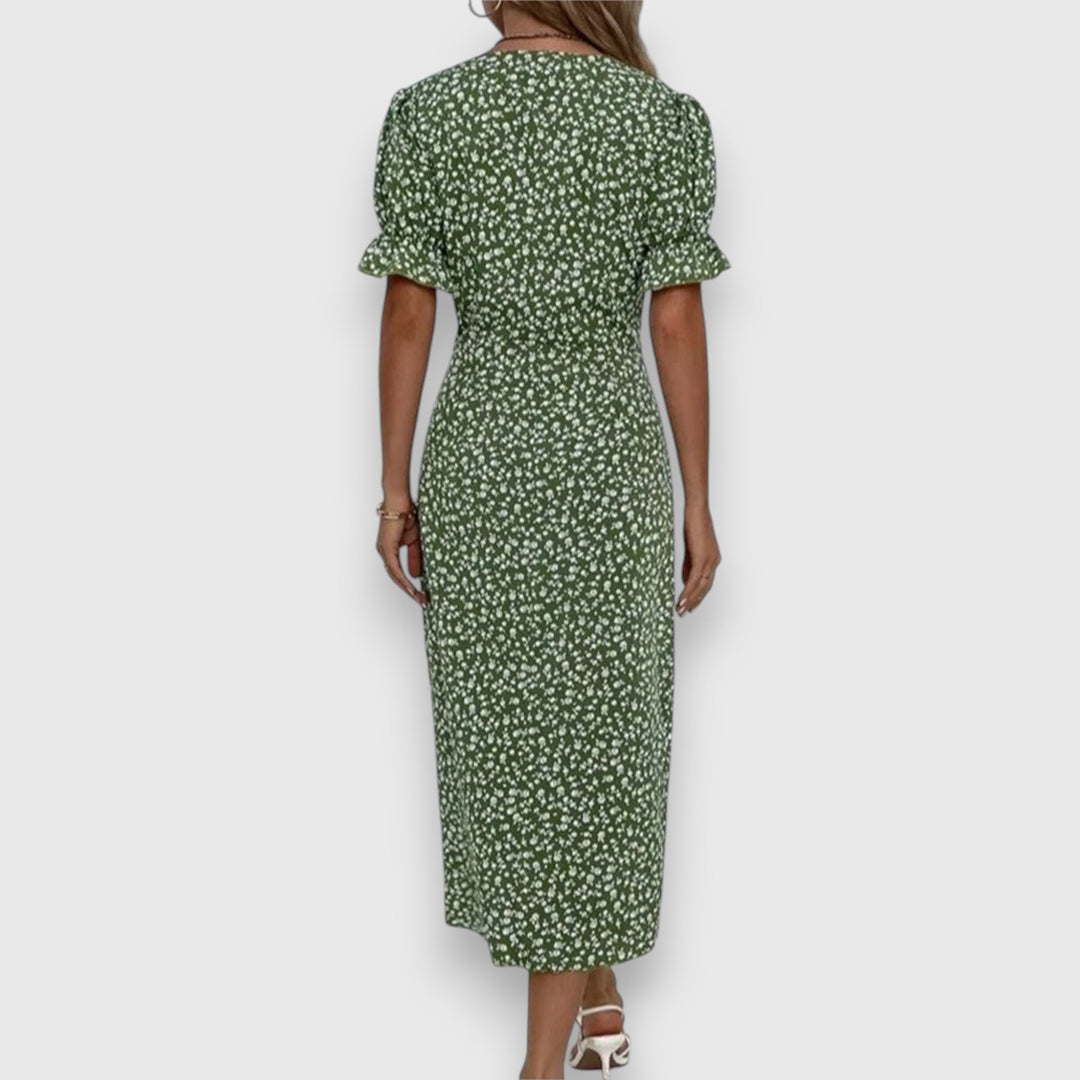 Tessina – Elegant Blomsterkjole