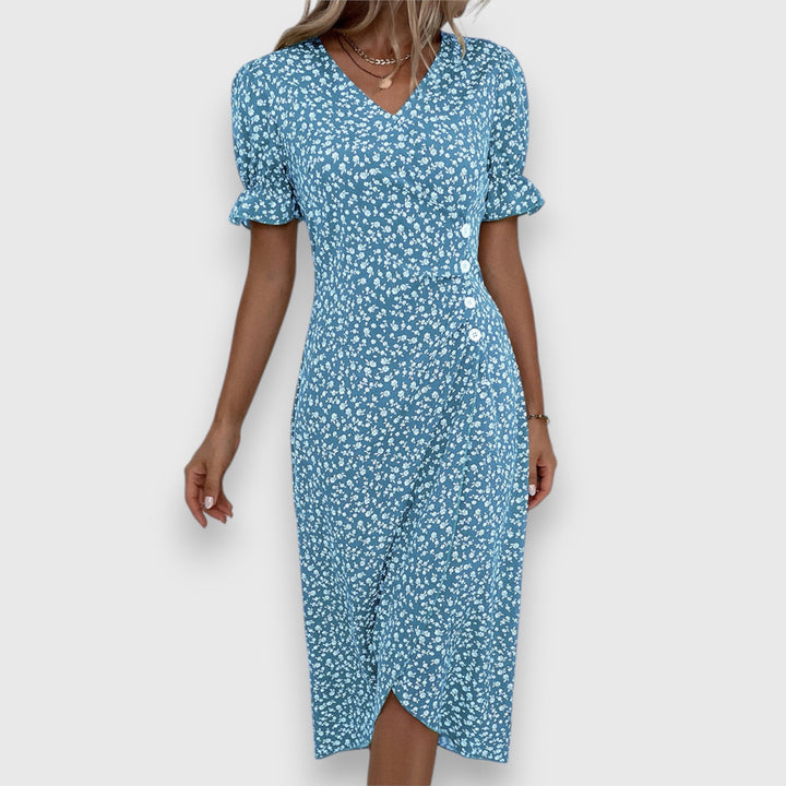 Tessina – Elegant Blomsterkjole