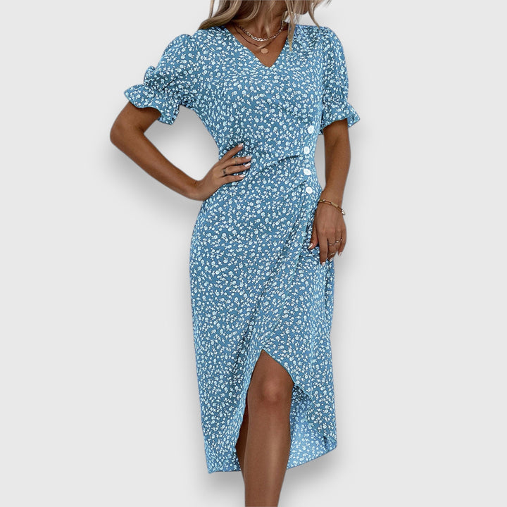 Tessina – Elegant Blomsterkjole