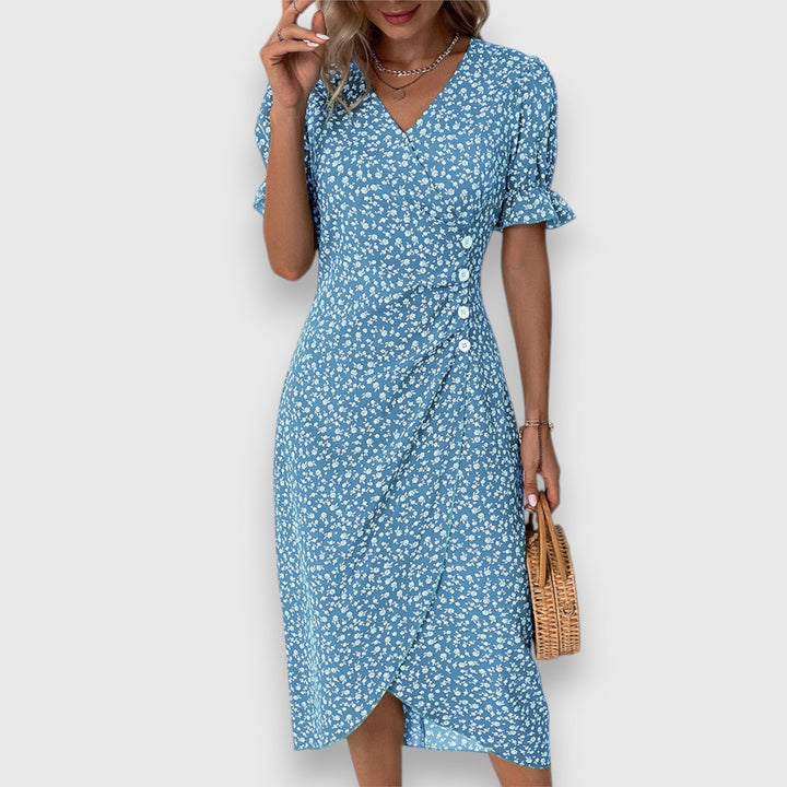 Tessina – Elegant Blomsterkjole