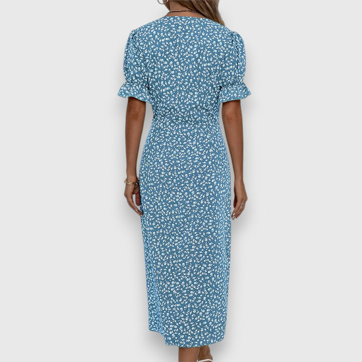 Tessina – Elegant Blomsterkjole