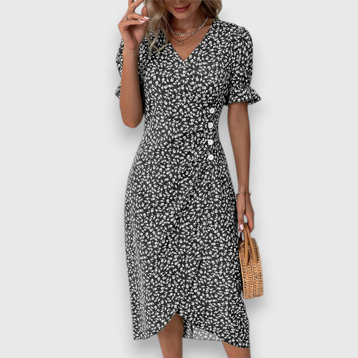 Tessina – Elegant Blomsterkjole