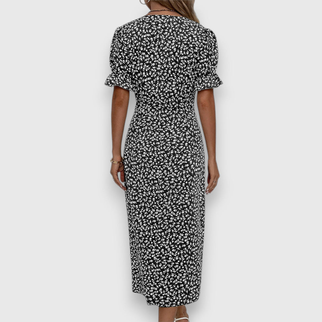 Tessina – Elegant Blomsterkjole