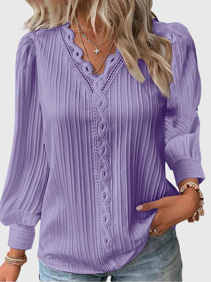 Andrea - Elegant Pullover Bluse
