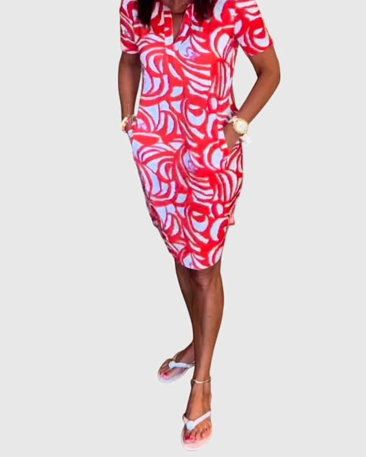 Ellee™ | Flatterende Avenue Walk Kjole