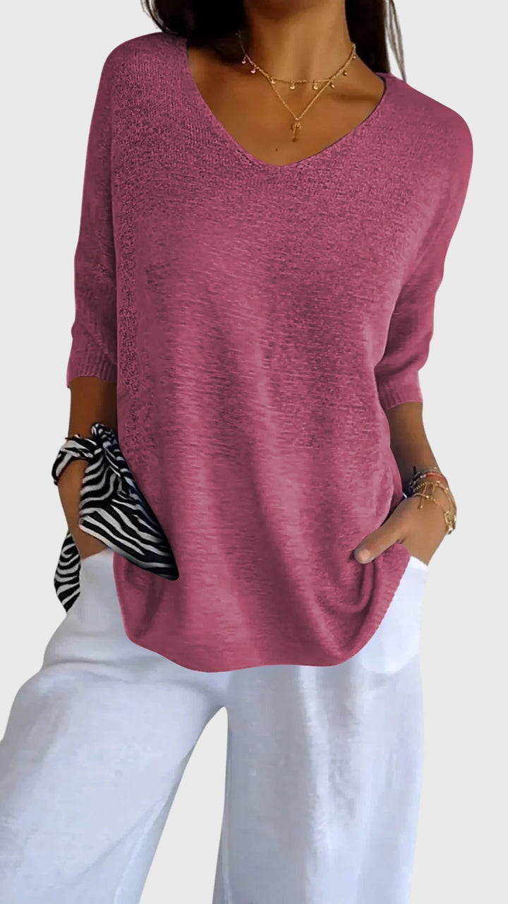 Cassaandra™ | Elegant V-hals Top