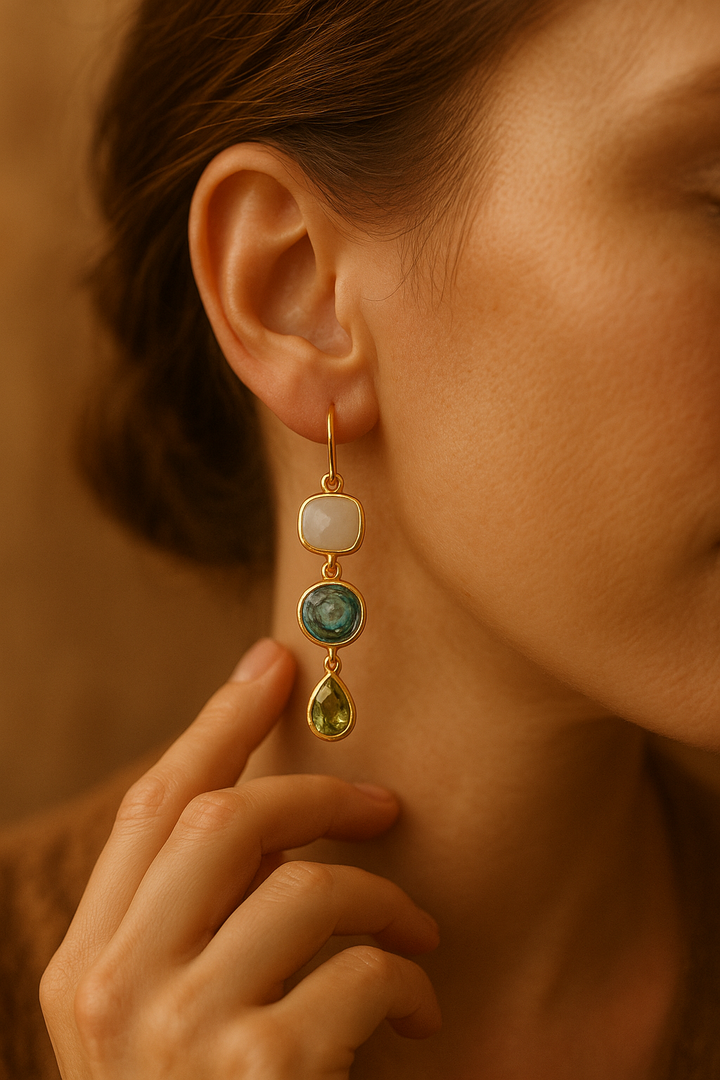 Look - Guld Dråbeøreringe