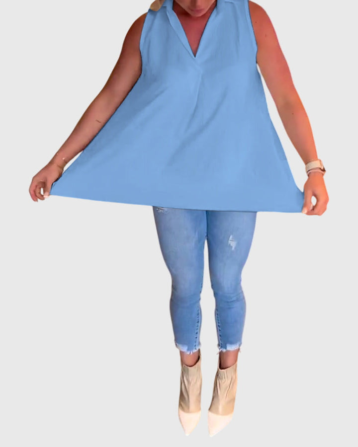 Llina™ | Uden ærmer Top