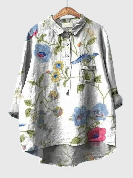Valeria™ - Blomstret Bluse
