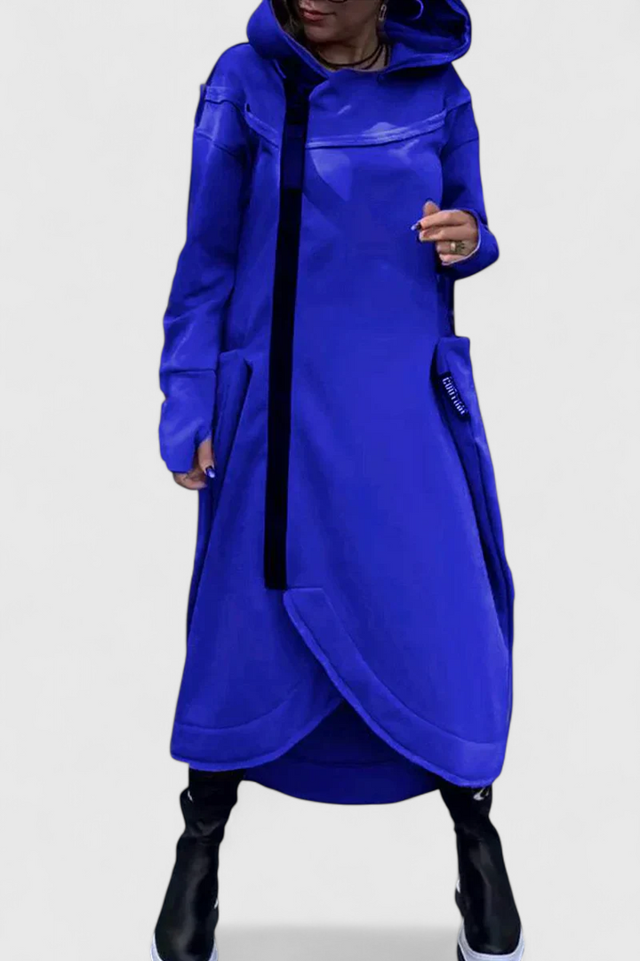 Mana™ | Lang Hoodie Med Zip I Lette Og Åndbare Stoffer