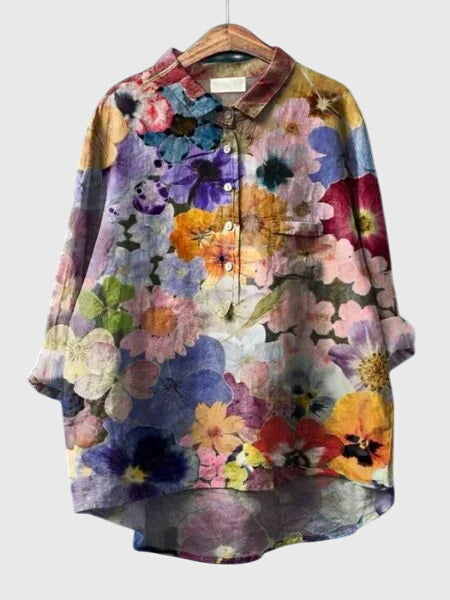Valeria™ - Blomstret Bluse