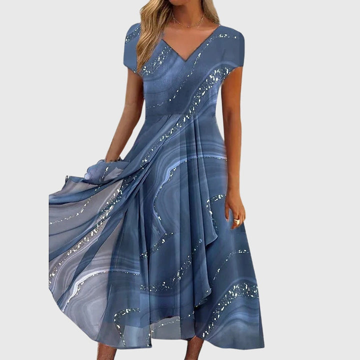 Aubrielle™ | Flydende Midi Kjole