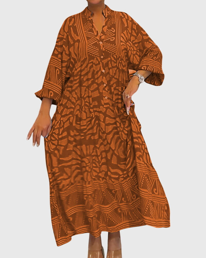 Mckinleey™ | Maxikjole med Elegant Print