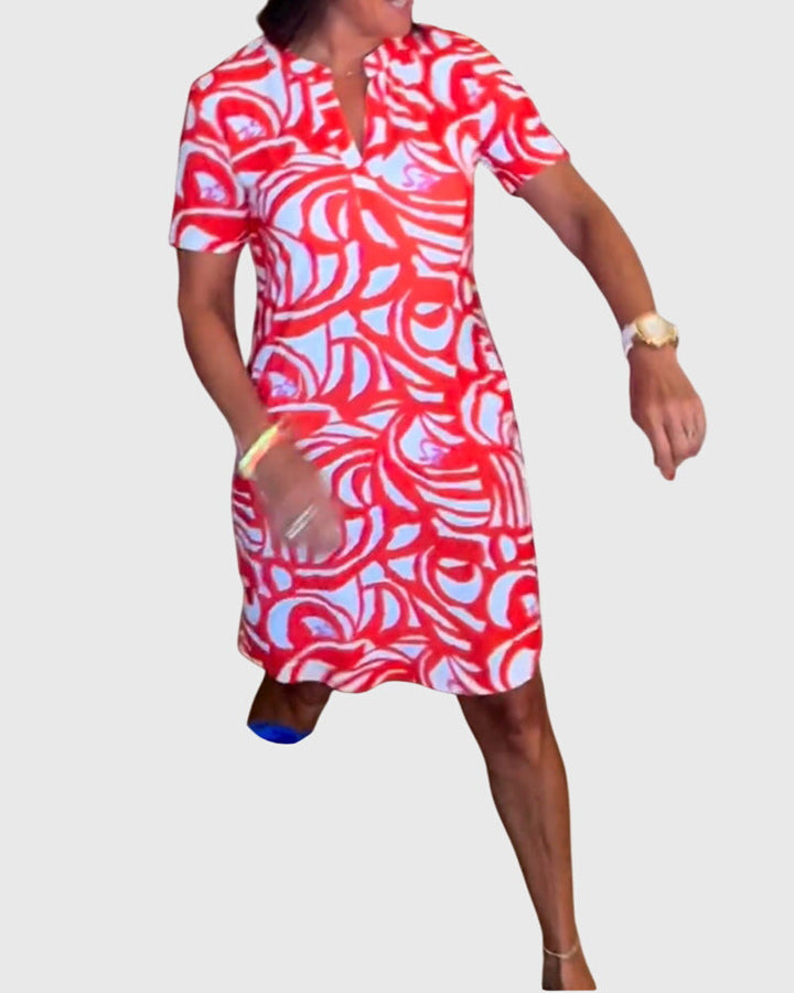 Elle™ | Flatterende Avenue Walk Kjole
