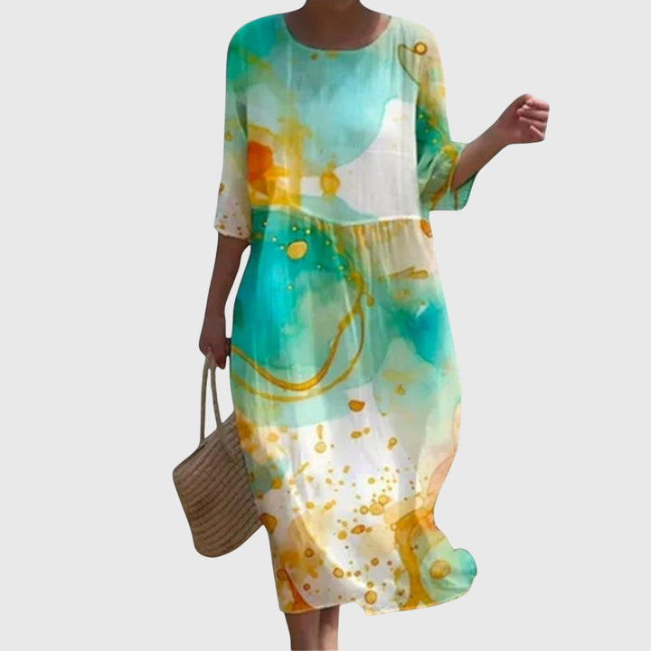 Hayyley™ | Stilfuld Blomster Maxi Kjole